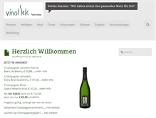 Tablet Screenshot of feineweine.co.at